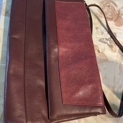 Damen handtasche weinrot - weinrot, leder
