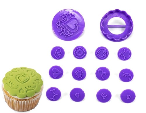 Muffin backform set - muffin-backform-set, herz