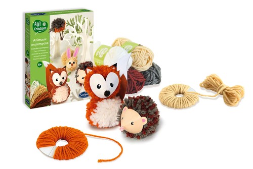 Bastelset pompon tiere - bastelset,