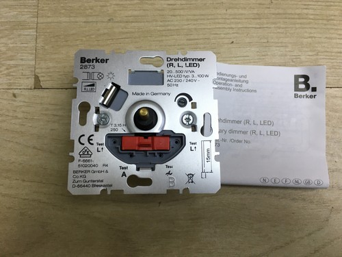 Berker drehdimmer 500w va - drehdimmer, 20-500w/va