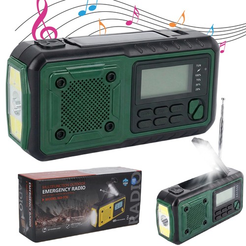 Solar notfallradio mit kurbel - mit,