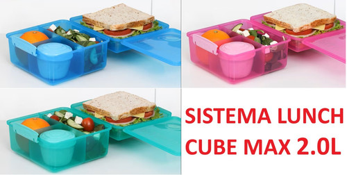 Sistema lunch cube max box - max, set