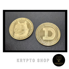 Dogecoin DOGE Coin Gold Münze