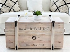 Truhe couchtisch holz massiv - truhe,