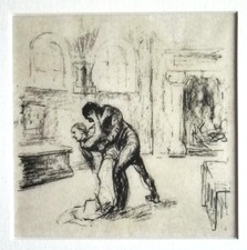 Max Liebermann  " Heinrich von Kleist " Original Lithografie von 1917