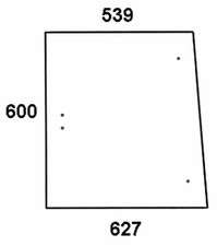 Seitenscheibe - Dieteg 316183102 - Kabine Compact 80 / 96 Serie Verdecke und Kab