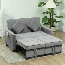 Homcom schlafsofa sitzer - schlafsofa,, 2-sitzer