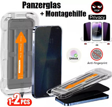 💥Blickschutzfolie Schutzglas für iPhone 12 13 14 15 16 Pro Max + EASY INSTALL💥