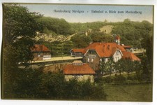 AK Hardenberg Neviges,Bahnhof,bei Velbert um 1920