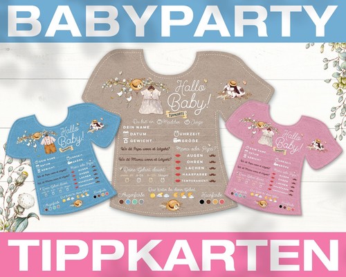 Baby tippkarten babyparty - |,