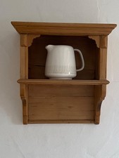 Wandregal Echtholz Fichte, Breite 39 cm, Länge 48 cm, Tiefe  20 cm