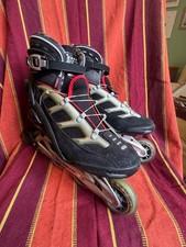 Rollerblade, Mod. AERO, Scharz/Rot, Gebraucht, Gr.27 Herren und PROTEKTOREN