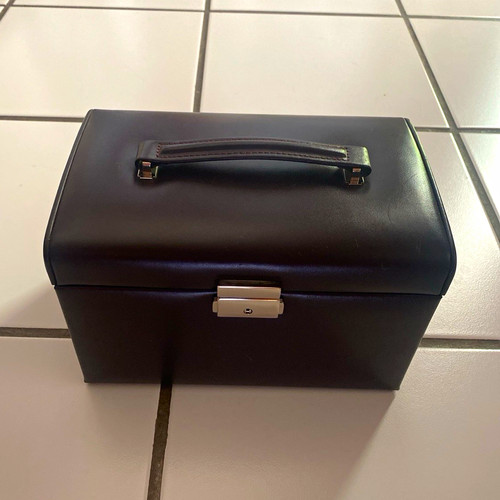 Schmuckkasten kunstleder braun - kunstleder,