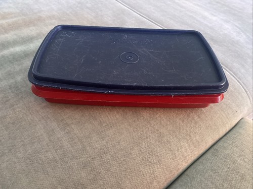Tupperware rechteckig box rot - tupperware,