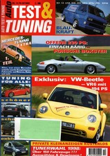 Zeitschrift Auto Test und Tuning Magazin 10. 1998 New Beetle Boxster Mercedes