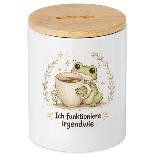 Lustige frosch spardose ich - lustige,