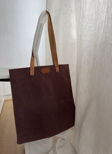 Leder tasche cognac - leder, braun
