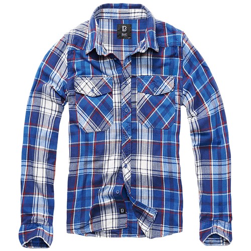 Brandit check shirt hemd navy - brandit,