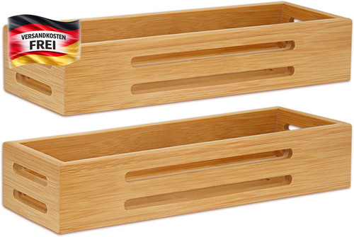 Bambus gewürzregal set wand - bambus,