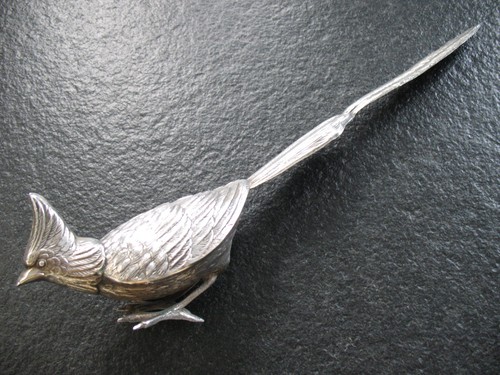 Vogel silber 915 spanien - vogel, groß