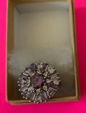 Amethyst Ring Gr. 6 und Saphir