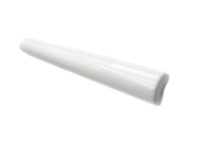 Fliesen Bordüren 20x2 cm Wulstbordüre Torello Lord blanco weiß gewölbt glänzend