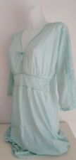 Vintage Negligee von Graziella (DDR), 70er-80er Jahre, mint/minze, lang