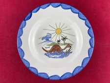 Zeller Keramik - Tiefer Kinderteller Dinosaurier "Nessy" 20,8 cm