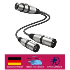 Professioneller 0,25m XLR Y