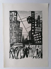 Holzschnitt oder Linolschnitt