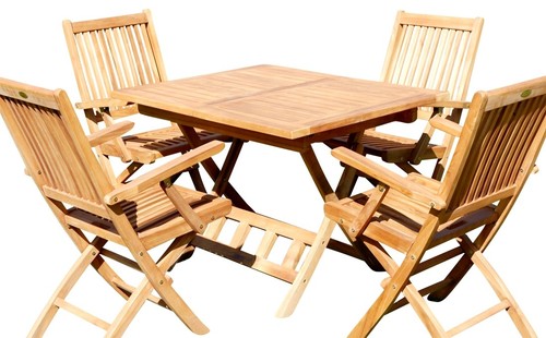 Echt teak gartengarnitur - teak,
