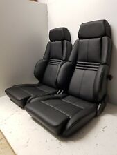 2 Recaro Orthopäd 94 Klimapaket Leder schwarz neu bezogen perforiert