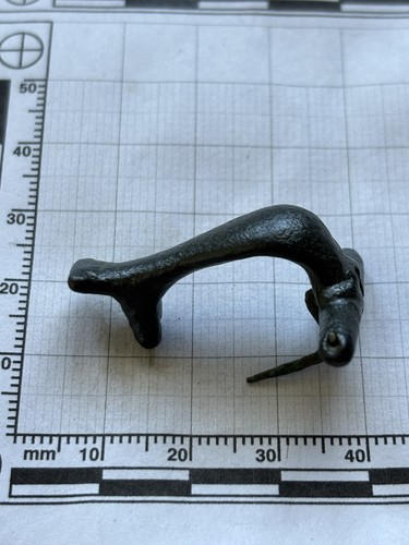 Echte römische bronze fibel - bronze,