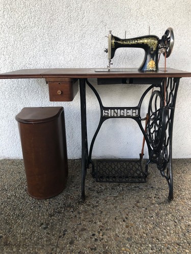 Antike singer nähmaschine mit - singer,