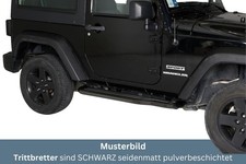 Trittbretter schwarz für jeep - schwarz,