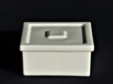 Dose quadratisch Gilitzer Porzellan Feld für Initial Porzellanmaler Neu! Top! %%