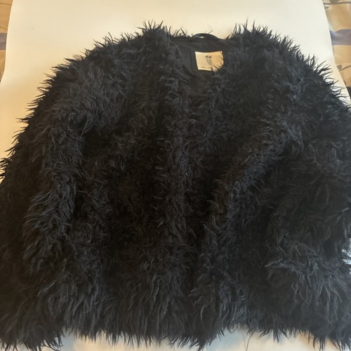 Mädchen jacke kunstfell - h&m,