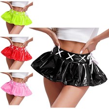 Damen Minirock Faltenrock