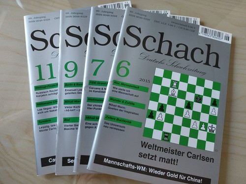 Schach zeitung konvolut - zeitung,