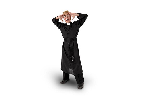 Priesterkostüm verkleidung - priesterkostüm,,