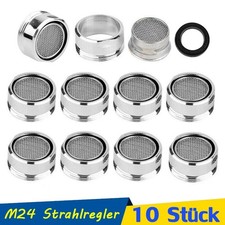10x Perlator Strahlregler Luftsprudler M24 Wasserhahn sieb Einsatz Mischdüse Set