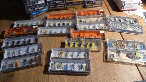 Preiser diverse figurensets - h0,