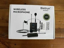 Wireless Microphone Bietrun WXM07 3 in 1 Mikrofon UHF Lavalier Mikrofon Headset