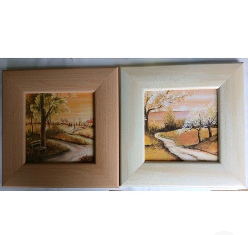 2er set gerahmte wandbilder - gerahmte,