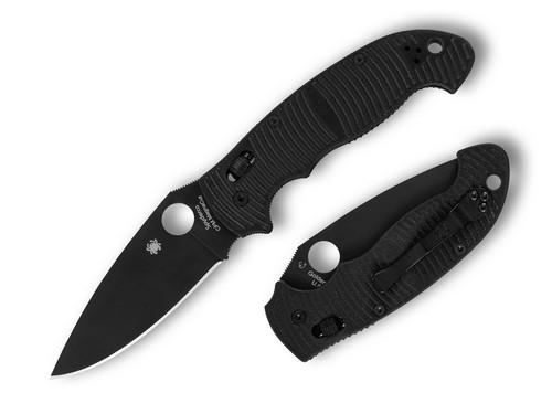 Spyderco manix 2xl salt black - spyderco,