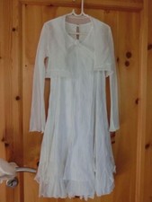 Monny  Kommunionkleid Kommunionskleid Bolero zum binden Gr.140 +/- (134/146)