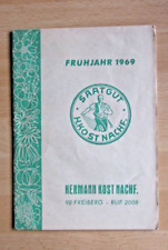 Garten Katalog Samen Hermann Kost Frühjahr 1969 Gemüse Blumen Arzneipflanzen