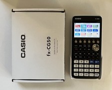 Casio Fx-CG50 Taschenrechner grafikfähig Weiß Gebraucht Top Zustand