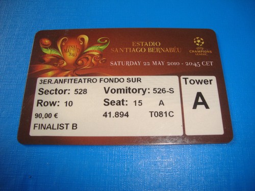 2010 ticket champions - ticket, cl