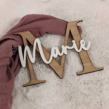 Türschild Kinderzimmer Familienname Name aus Holz Hochzeit Geburt personalisiert